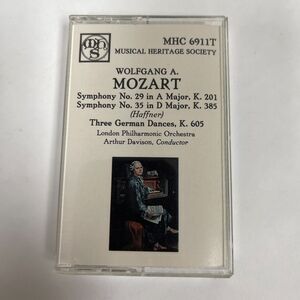 Wolfgang A. Mozart Symphonies Three German Dances MHC 6911T Cassette